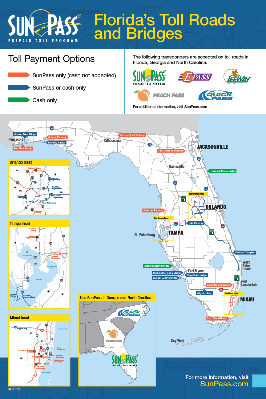 28 Toll Roads Florida Map Maps Online For You